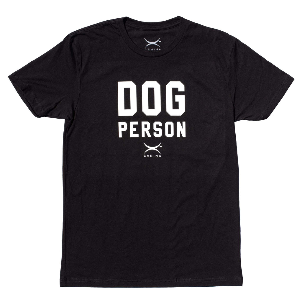 Canina "Dog Person" Statement t-shirt in black