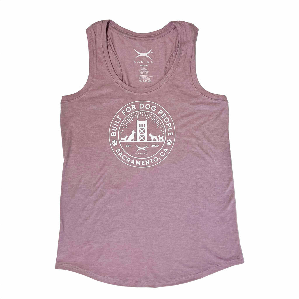 Canina Sactown women's tank top in heather lavender