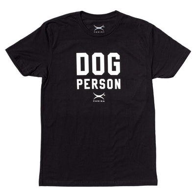 Canina "Dog Person" Statement t-shirt in black