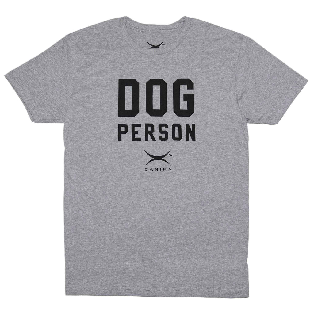 Canina "Dog Person" Statement t-shirt in gray