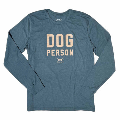 Canina "Dog Person" Statement t-shirt in indigo