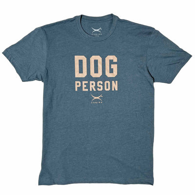 Canina "Dog Person" Statement t-shirt in indigo