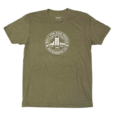 Canina "Sactown" Sacramento t-shirt in military green